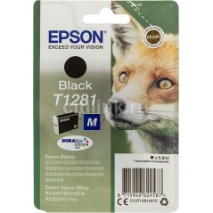 Epson T1281 Black Ink Cartridge - 185 Pages of Crisp Prints | C13T12814012 - High Quality & Reliable Performance
